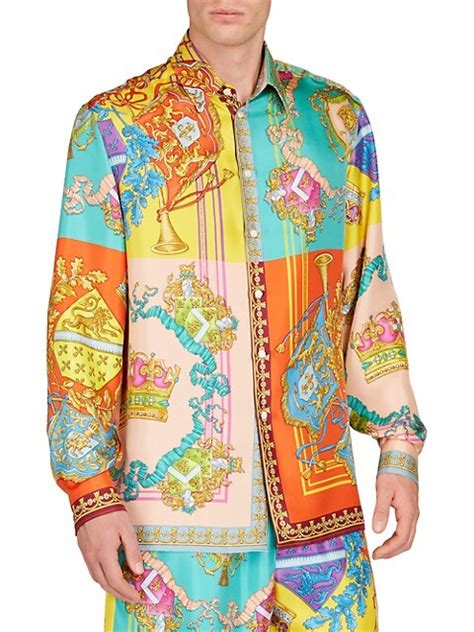 Shop Versace Informal Royalty Shirt 